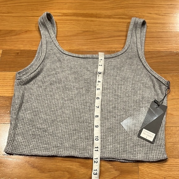 Nwt Kimberly  c womens waffle knit crop top size large . - Picture 6 of 8